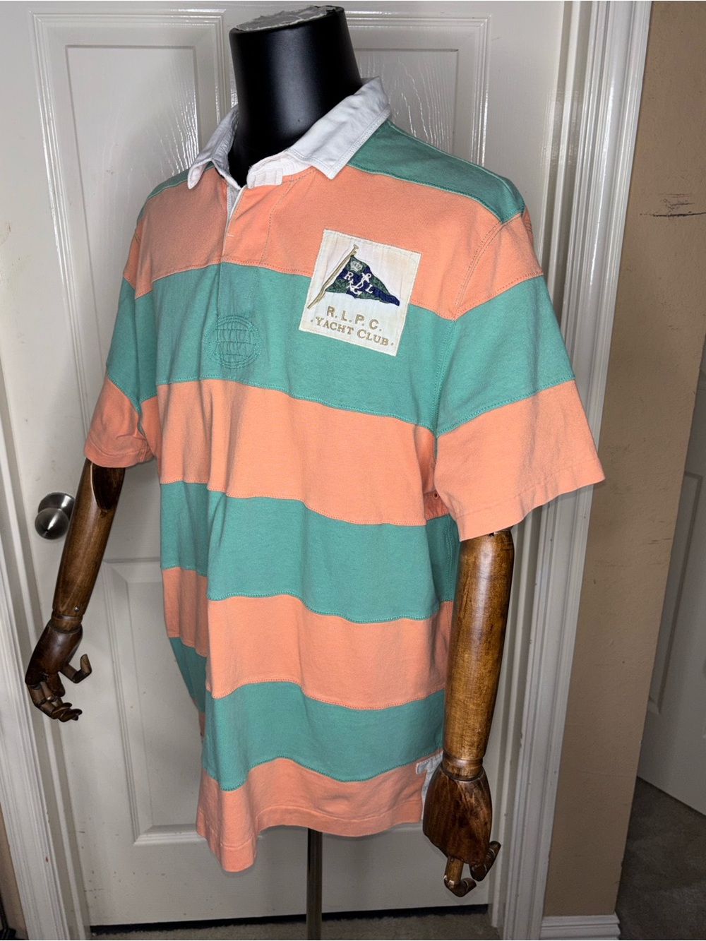 Polo Ralph Lauren Vintage Men's Size XXL Class RLPC Yacht Club Polo Shirt - Picture 2 of 11